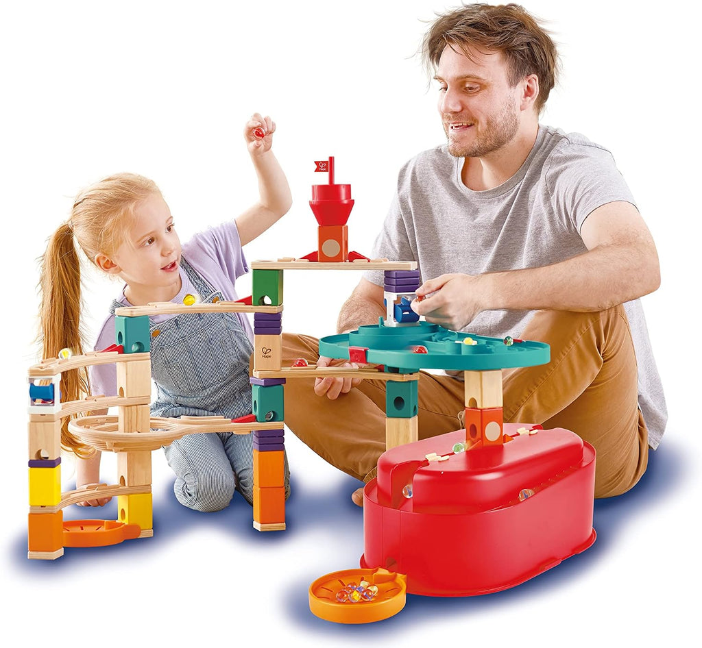 HAPE E6027 Quadrilla Stack Track Bucket Set