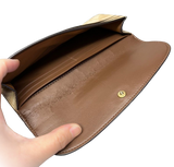 Coach F54022 Slim Envelope Wallet In Signature Coated Canvas Light Blush