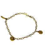 916 YG Chain Charm Bracelet 5.6GM