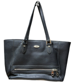 BONIA Collezione Pebbled Leather Tote Shoulder Bag