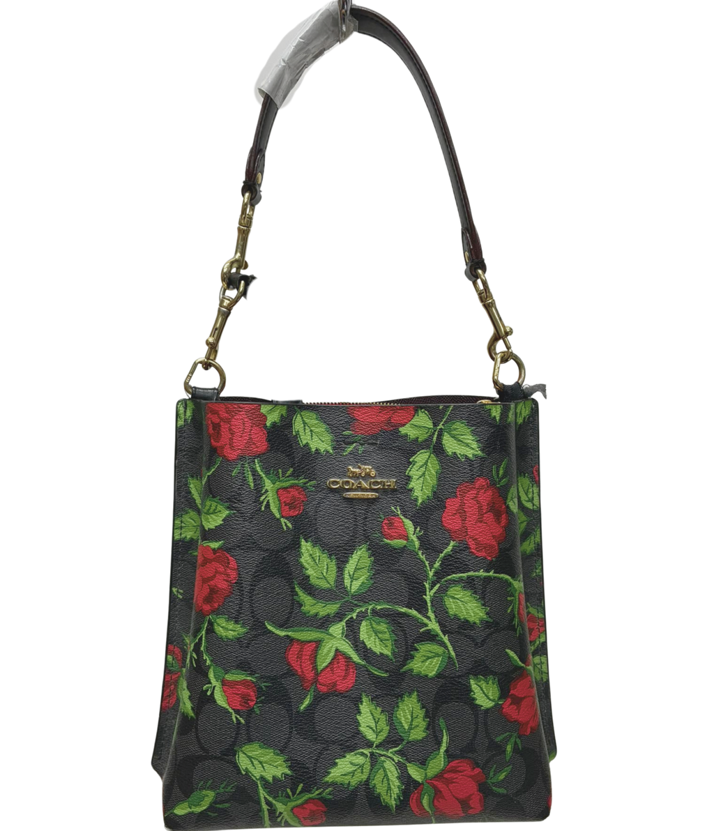 Coach Mollie Bucket Bag 22 Signature Canvas Fairytale Rose Print