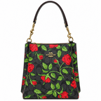 Coach Mollie Bucket Bag 22 Signature Canvas Fairytale Rose Print