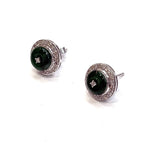 PT900/750WG Natural Jadeites (Type-A) & Diamond Earring