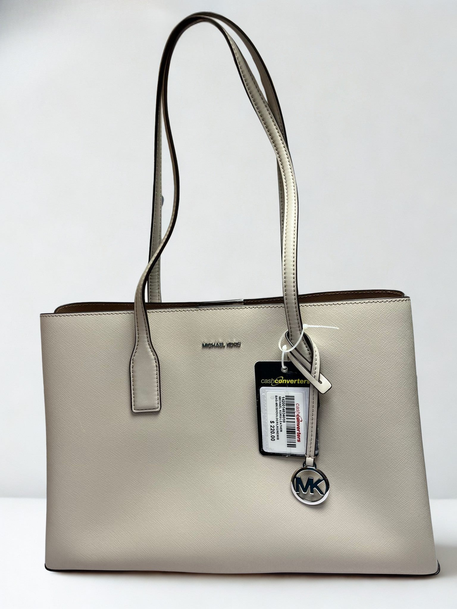 Michael Kors Ruthie Medium Satchel Handbag Light Sand Secondary image