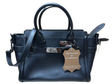 Coach Swagger 27 Black Leather Handbag