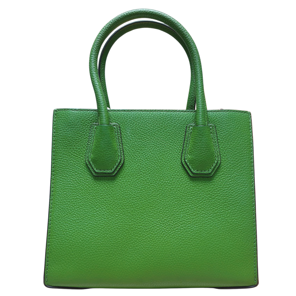 Michael Kors Mercer Floral Embellished Tote Vibrant Green Leather