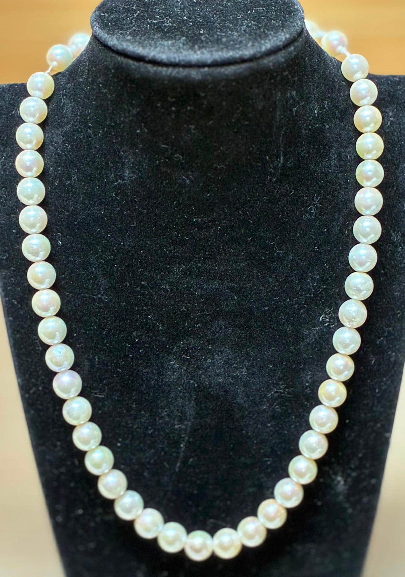 Akoya Cultured Pearl Strand Necklace 8to8.5MM 44CM Secondary image