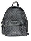 Coach Charlie Backpack Black Signature Canvas