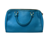 Braun Buffel Leather Tote Blue