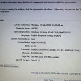 Acer Aspire A514-52G Intel Core i5-10210U @ 1.60GHz 8GB RAM 512GB SSD W11 Home