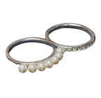 Swarovski 5111697 Double Calista Ring Size 55