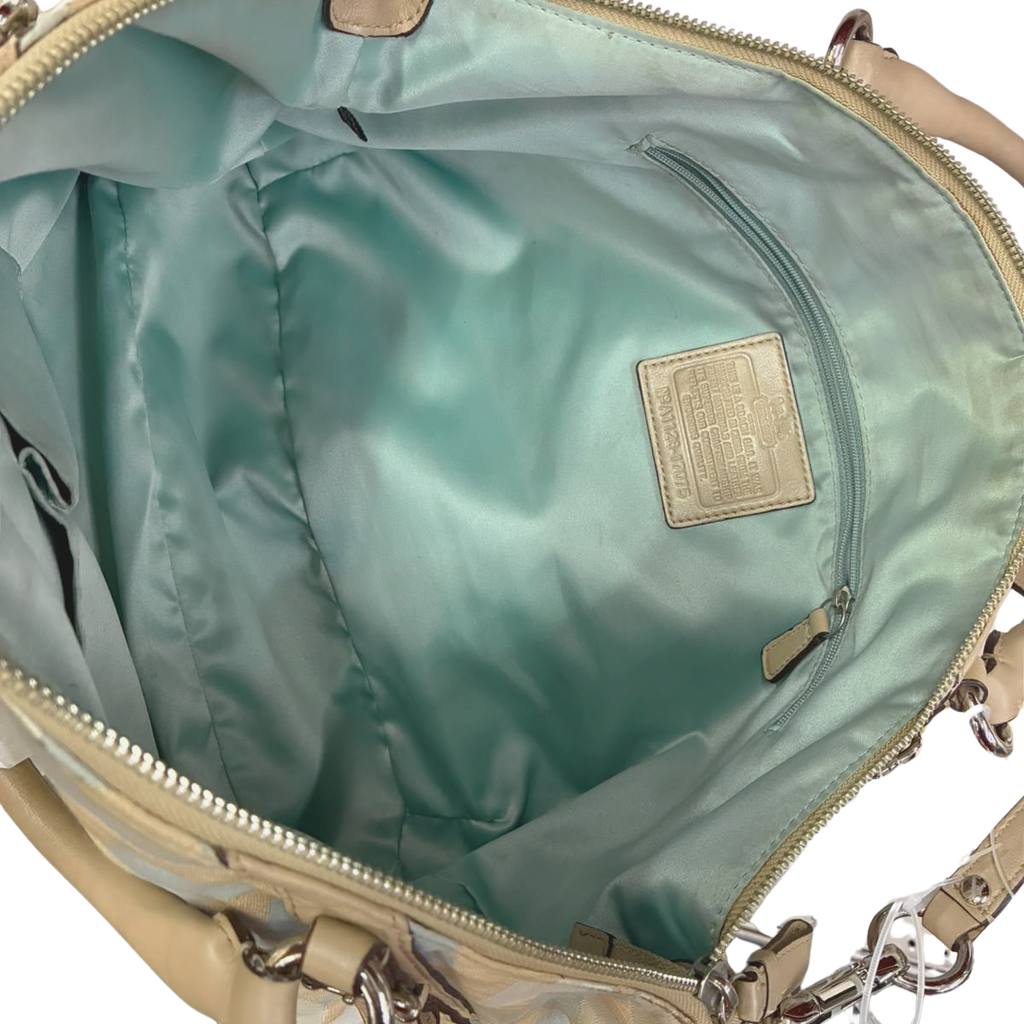 Coach 17075  Madison Dotted Op Art Large Sophia Satchel