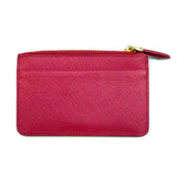 Prada 1MC026 Saffiano Pink Leather Card Holder