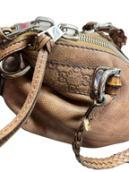Gucci Bamboo Bar Shoulder Bag brown