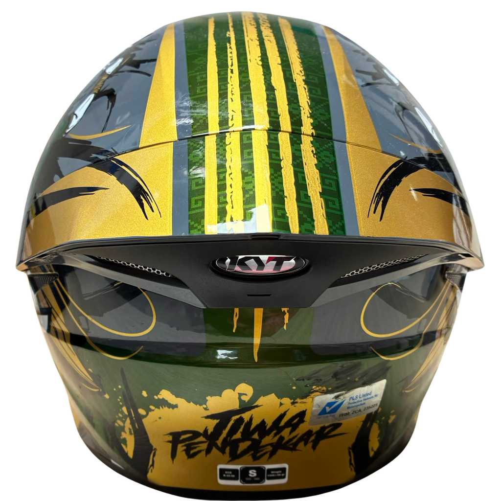KYT TTR Jet Jiwa Pendekar Open Face Helmet Small