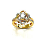 18KYG Diamond Star Ring