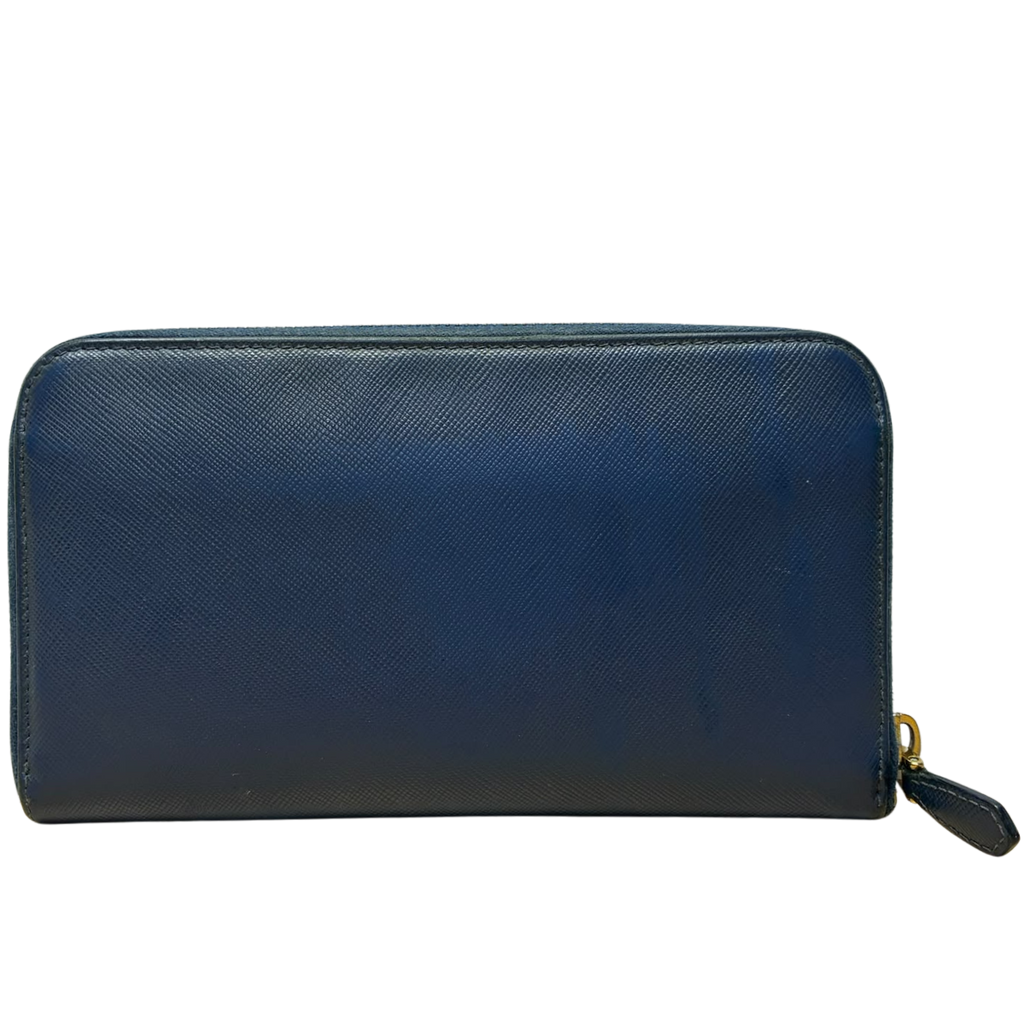 Prada Saffiano Leather ZipAround Wallet