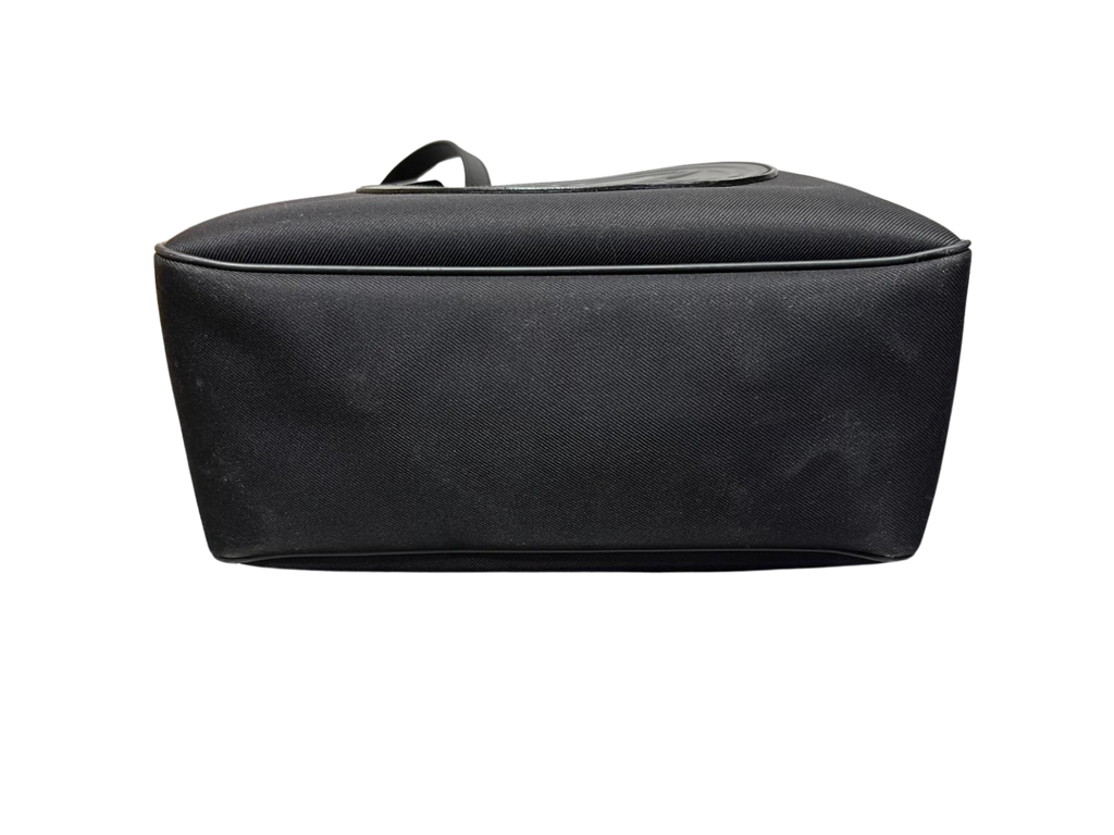 Hunting World Tote Bag Canvas And Leather Black