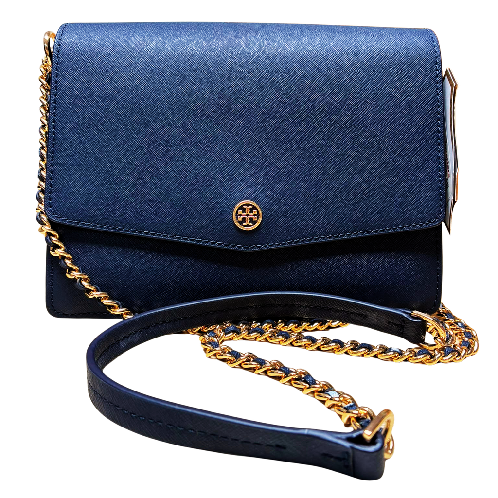 Tory Burch Emerson Convertible Shoulder Bag Tory Navy