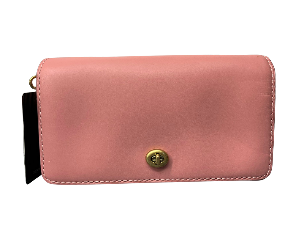 Coach Glovetan Dinky Crossbody Leather Bag Pink