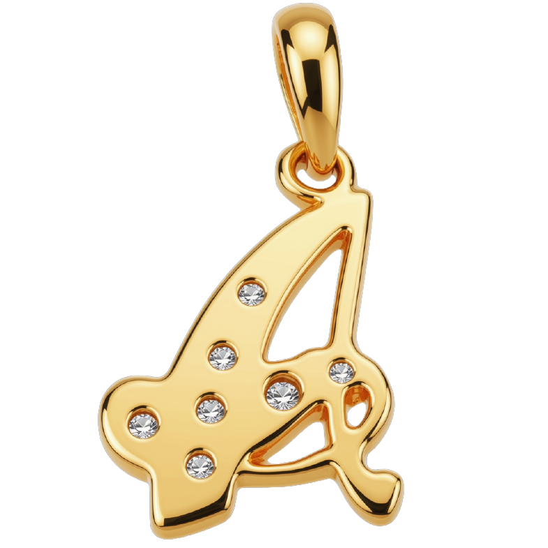 585YG Diamond Pendant 0.5GM