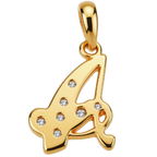 585YG Diamond Pendant 0.5GM