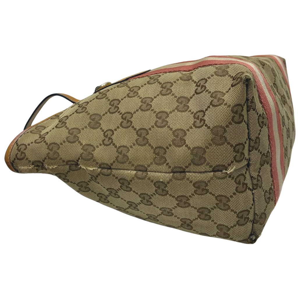 Gucci GG Canvas Web Jolie Tote Bag