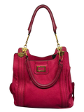 Chloe Irene Leather Tote Shoulder Bag Red
