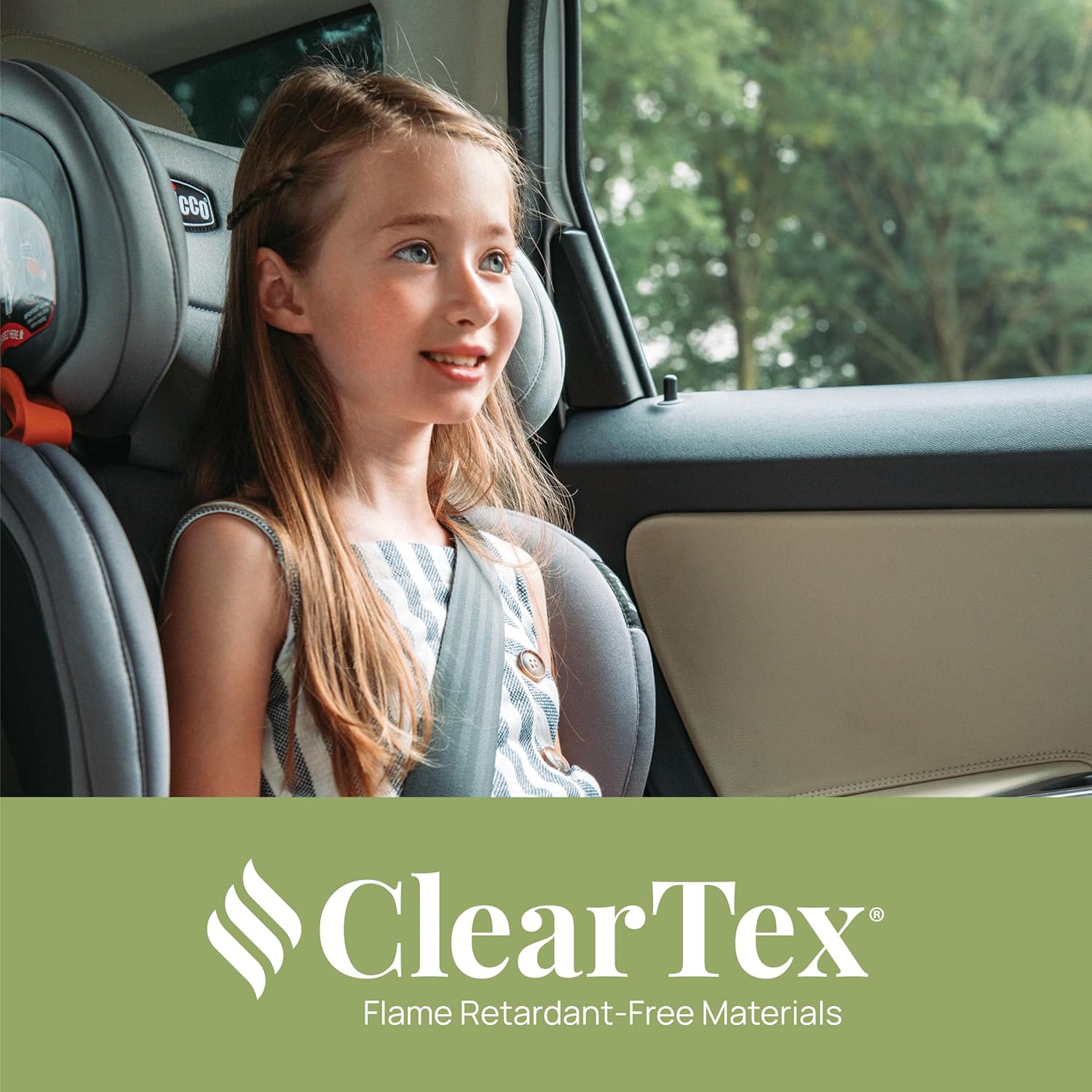Chicco KidFit Plus with ClearTex 2-in-1 Belt Positioning Booster Car Seat