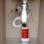 Cleansui F914BK Under Sink Water Purifier with Double Black Chrome Faucet