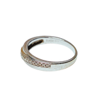 10K White Gold Diamond Ring 2.5GM