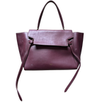 Celine Small Belt Bag Burgundy