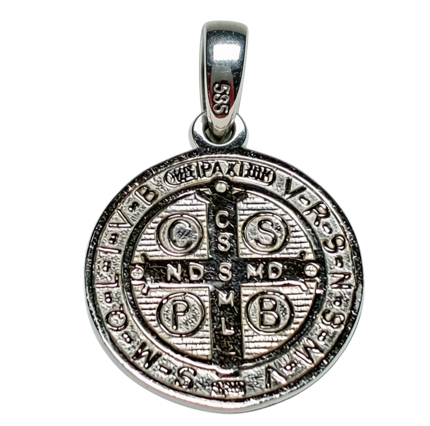 585WG Saint Benedict Medal Pendant 2.3G