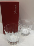 Baccarat Tumbler Fine Spirits Whisky Crystal Glass-1 Pair-