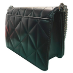 Calvin Klein Quilted Emblem Logo Mini Bag Black