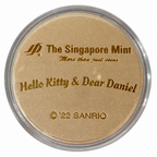 The Singapore Mint Hello Kitty And Dear Daniel Gold Foil Coin