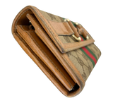 Gucci Wallet Horsebit Clasp With Bamboo Accent