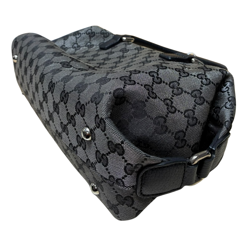 Gucci 272375 GG Monogram Canvas Boston Bag