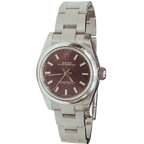 Rolex 176200 Oyster Perpetual Red Grape Sunray Dial