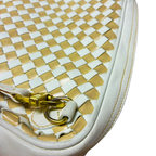 Bally Woven Checkerboard 3 Way Camera Bag Shoulder Bag