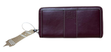 Coach Long ZipAround Wallet Burgundy Leather