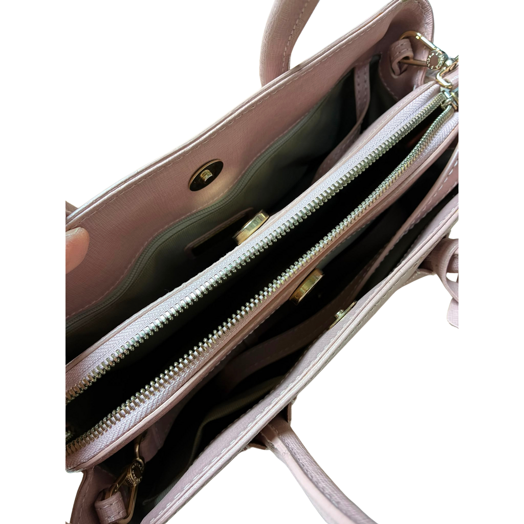 Furla Tessa Tote Handbag Pink