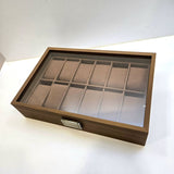 12 Slots Wood Watch Holder