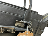 Coach Swagger 27 Black Leather Handbag