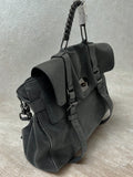 Mulberry Alexa Oversized Shiny Grey Shoulder Bag