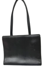 Salvatore Ferragamo Vara Bow Top Handle Tote Bag Black Leather.