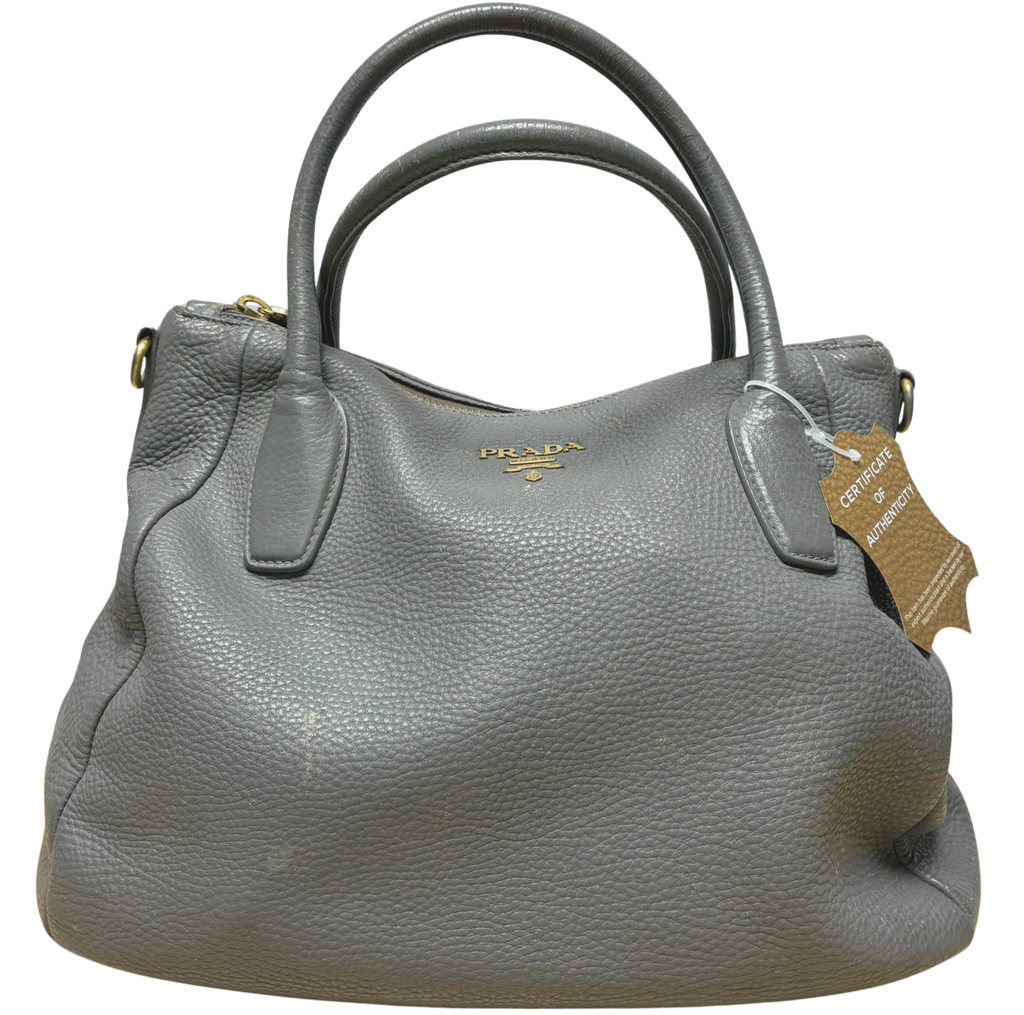 Prada Vitello Daino Hobo Tote