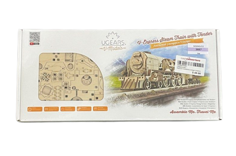 UGEARS V Express Steam Train With Tender Model Wood Secondary image