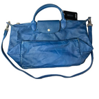 Longchamp Le Pliage Cuir Tote Blue