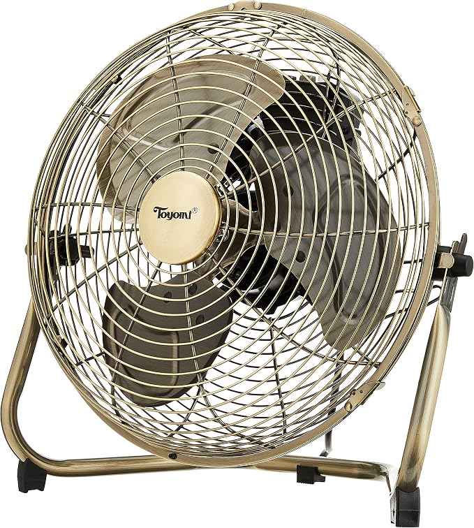 Toyomi POF 1255 High Velocity Air Circulator Fan, 12" Silver